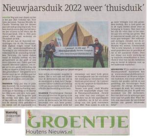 Nieuwjaarsduik Houten 29 dec 2021 groentje