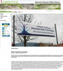 groentje 05-01-2013 spandoek weg